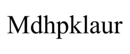 MDHPKLAUR trademark