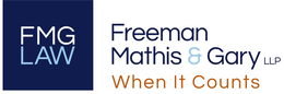 FMG LAW FREEMAN MATHIS & GARY LLP WHEN IT COUNTS trademark