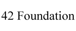 42 FOUNDATION trademark