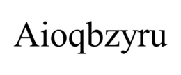 AIOQBZYRU trademark