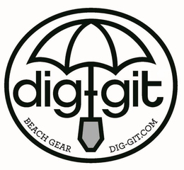 DIG-GIT BEACH GEAR DIG-GIT.COM trademark