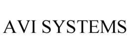 AVI SYSTEMS trademark