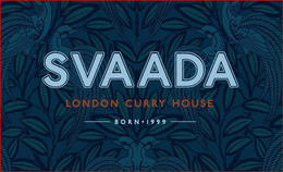 SVAADA LONDON CURRY HOUSE BORN ◦ 1999 trademark