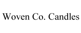 WOVEN CO. CANDLES trademark