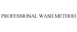 PROFESSIONAL WASH METHOD trademark