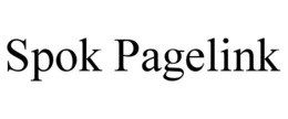SPOK PAGELINK trademark