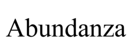 ABUNDANZA trademark