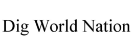 DIG WORLD NATION trademark