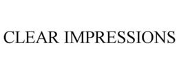 CLEAR IMPRESSIONS trademark