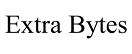 EXTRA BYTES trademark