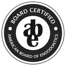 ABE BOARD CERTIFIED AMERICAN BOARD OF ENDODONTICS trademark