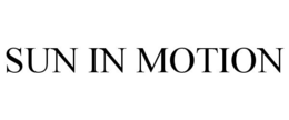 SUN IN MOTION trademark