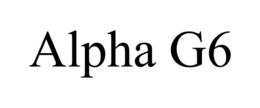 ALPHA G6 trademark