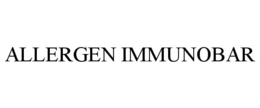 ALLERGEN IMMUNOBAR trademark