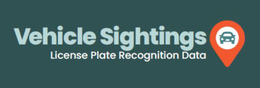 VEHICLE SIGHTINGS LICENSE PLATE RECOGNITION DATA trademark