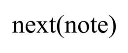 NEXT(NOTE) trademark