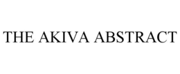 THE AKIVA ABSTRACT trademark