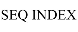 SEQ INDEX trademark