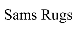 SAMS RUGS trademark