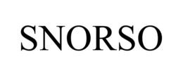 SNORSO trademark