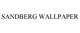 SANDBERG WALLPAPER trademark