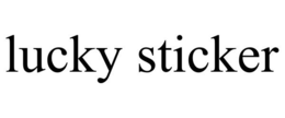 LUCKY STICKER trademark