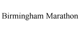 BIRMINGHAM MARATHON trademark