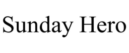 SUNDAY HERO trademark