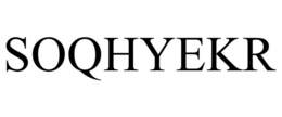 SOQHYEKR trademark