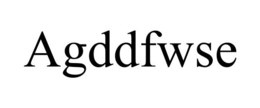 AGDDFWSE trademark