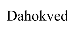 DAHOKVED trademark