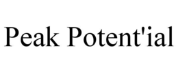 PEAK POTENT'IAL trademark