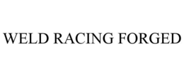 WELD RACING FORGED trademark