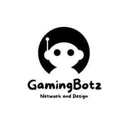GAMINGBOTZ NETWORK AND DESIGN trademark