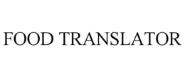 FOOD TRANSLATOR trademark