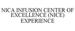 NICA INFUSION CENTER OF EXCELLENCE (NICE) EXPERIENCE trademark