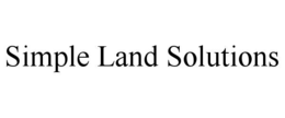 SIMPLE LAND SOLUTIONS trademark