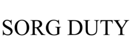 SORG DUTY trademark