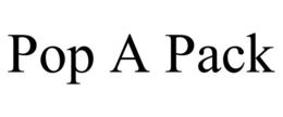 POP A PACK trademark
