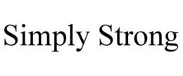 SIMPLY STRONG trademark