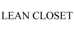 LEAN CLOSET trademark