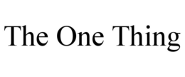 THE ONE THING trademark
