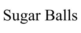 SUGAR BALLS trademark