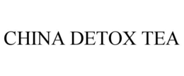 CHINA DETOX TEA trademark