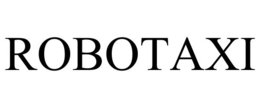 ROBOTAXI trademark