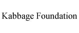KABBAGE FOUNDATION trademark