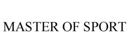 MASTER OF SPORT trademark