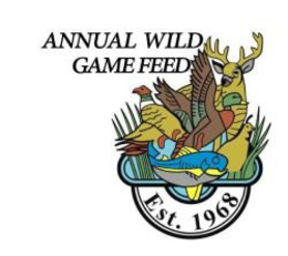 ANNUAL WILD GAME FEED EST. 1968 trademark
