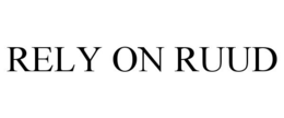 RELY ON RUUD trademark