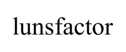 LUNSFACTOR trademark
